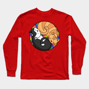 Colourful Cats Long Sleeve T-Shirt